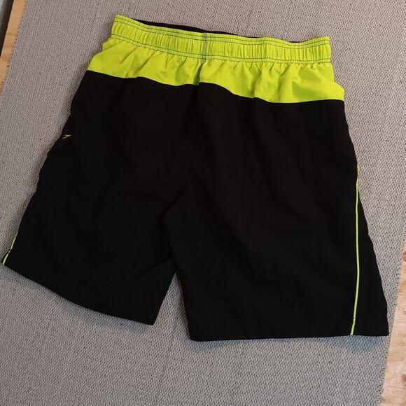 Speedo Swim Board Shorts XL Black/Lime Beach Pool Summer Neon - Picture 8 of 13